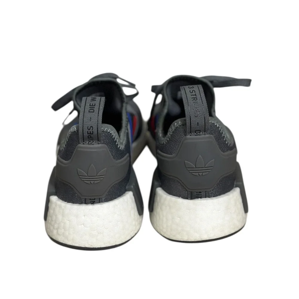 Adidas NMD_R1 'Grey Scarlet Blue' Sneakers‎ FZ5708 Men's Size 10